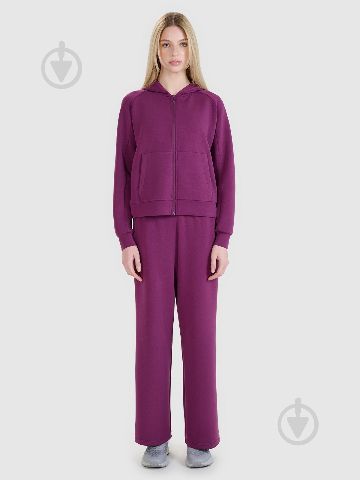 Джемпер 4F SWEATSHIRT F1577 4FWSS25TSWSF1577-50S р.M фиолетовый - фото 4