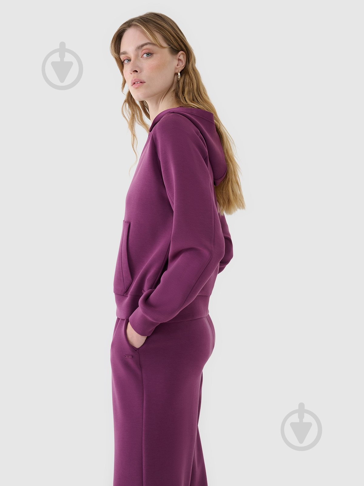 Джемпер 4F SWEATSHIRT F1577 4FWSS25TSWSF1577-50S р.M фиолетовый - фото 5