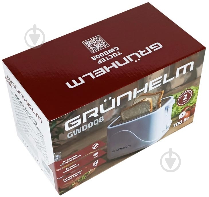 Тостер Grunhelm GWD008 - фото 5