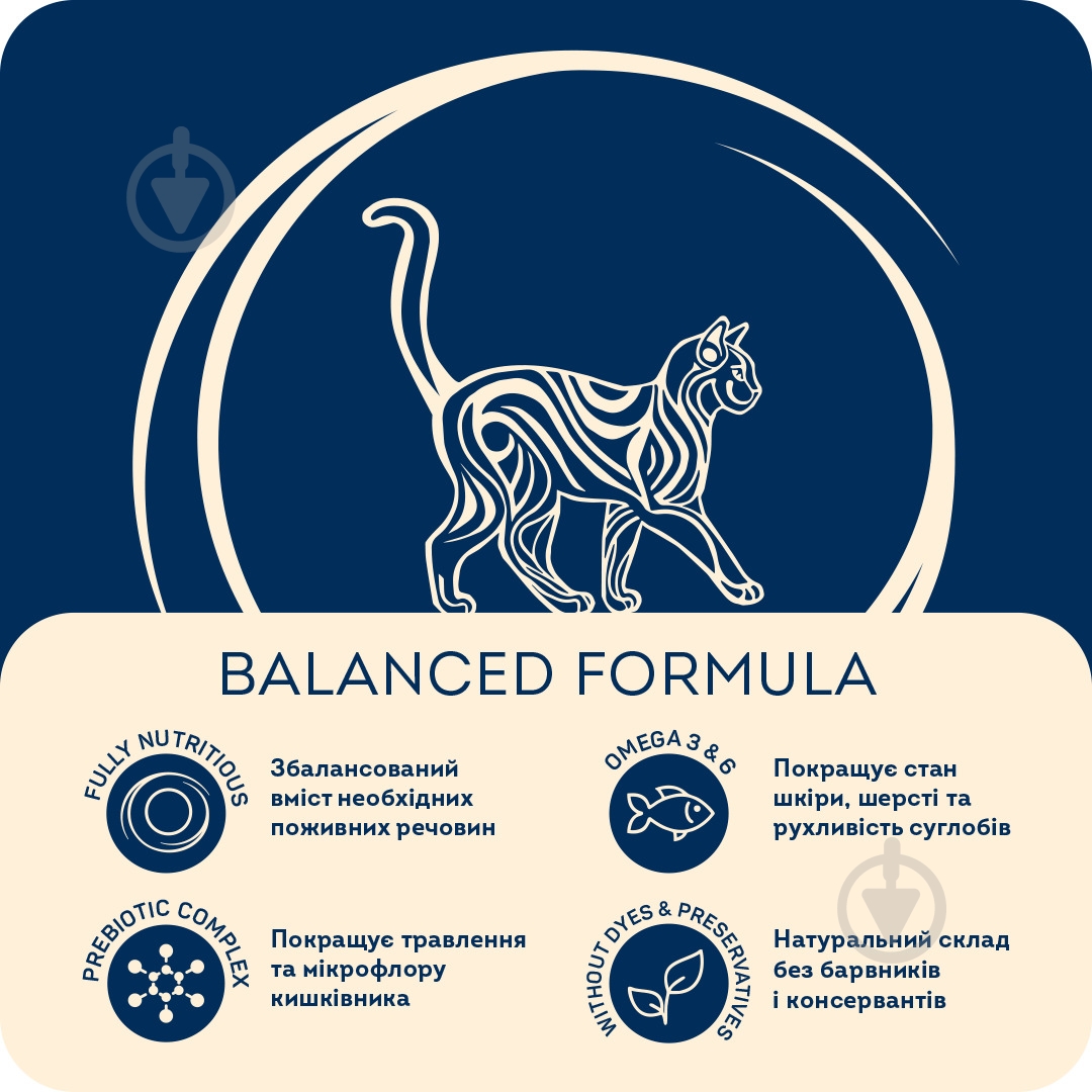 Корм сухий стерилізованих котів Home Food Курочка та рибка Sterilised Balanced Formula 10 кг - фото 3 Корм сухий стерилізованих котів Home Food Курочка та рибка Sterilised Balanced Formula 10 кг - фото 3