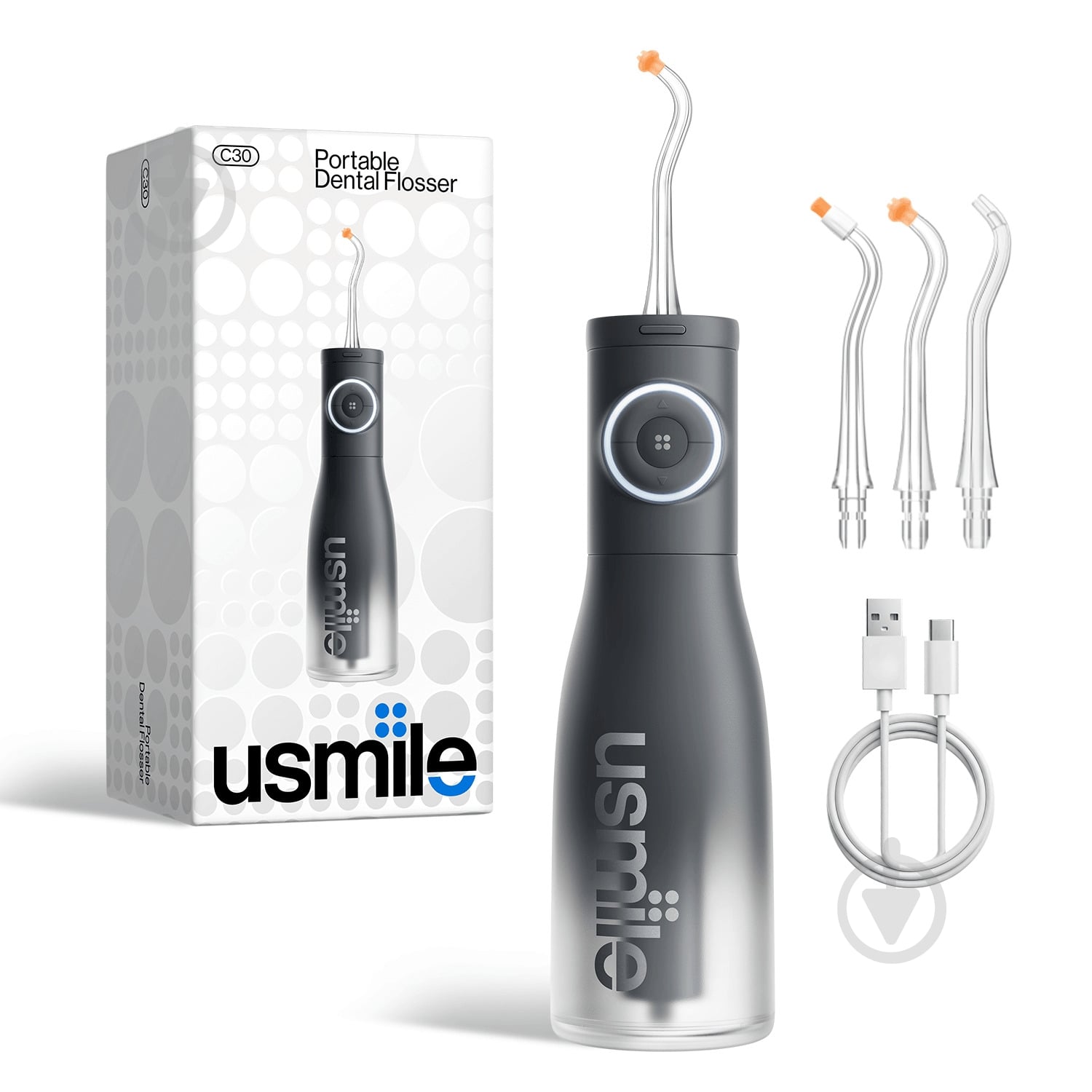 Ирригатор Usmile C30 Black - фото 1