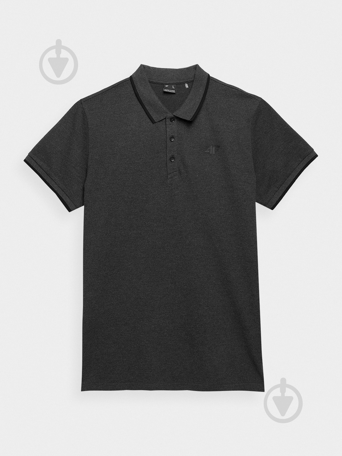 Поло 4F 4FSS23TPTSM040-23M р.S серый - фото 1
