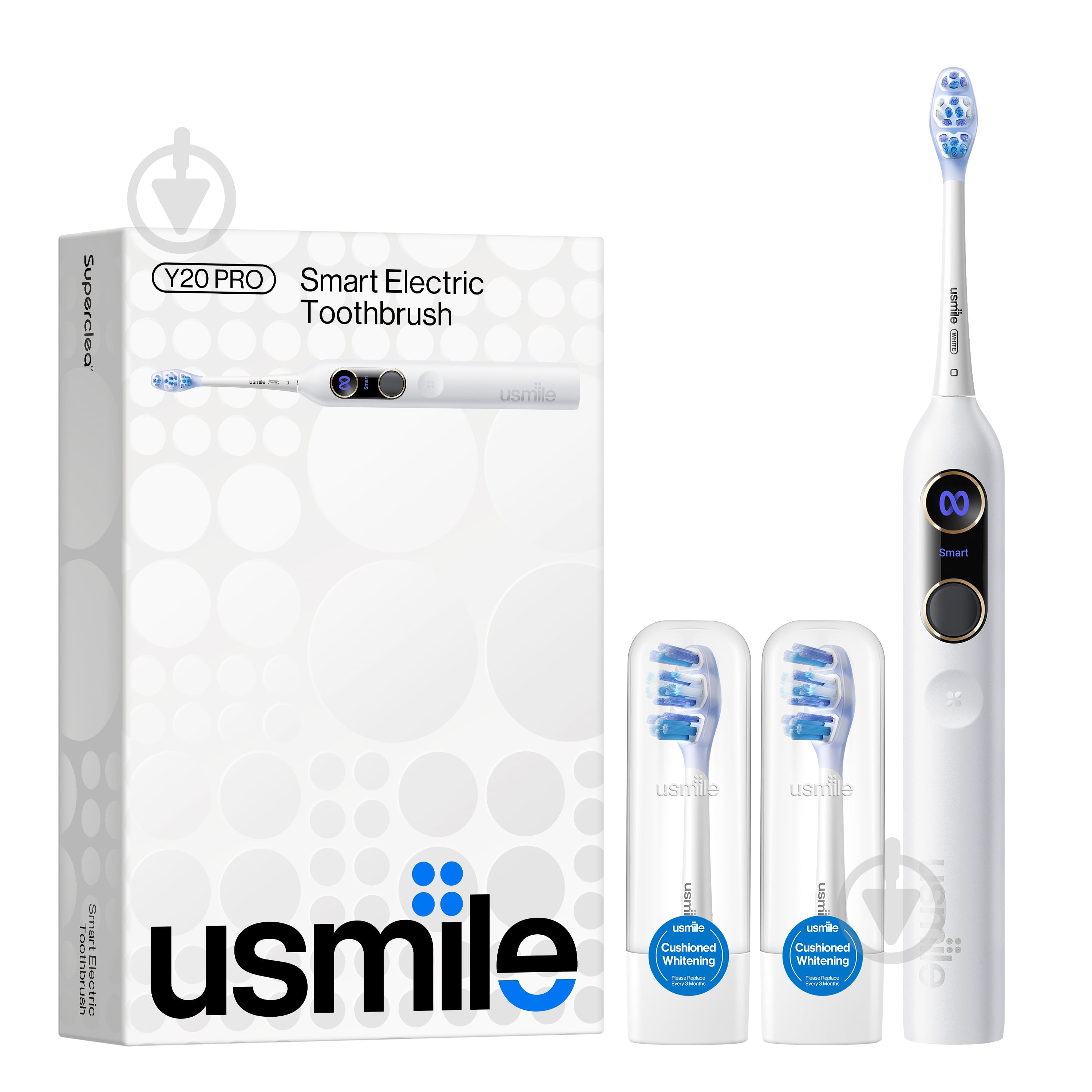 Электрическая зубная щетка Usmile Y20 PRO White - фото 1