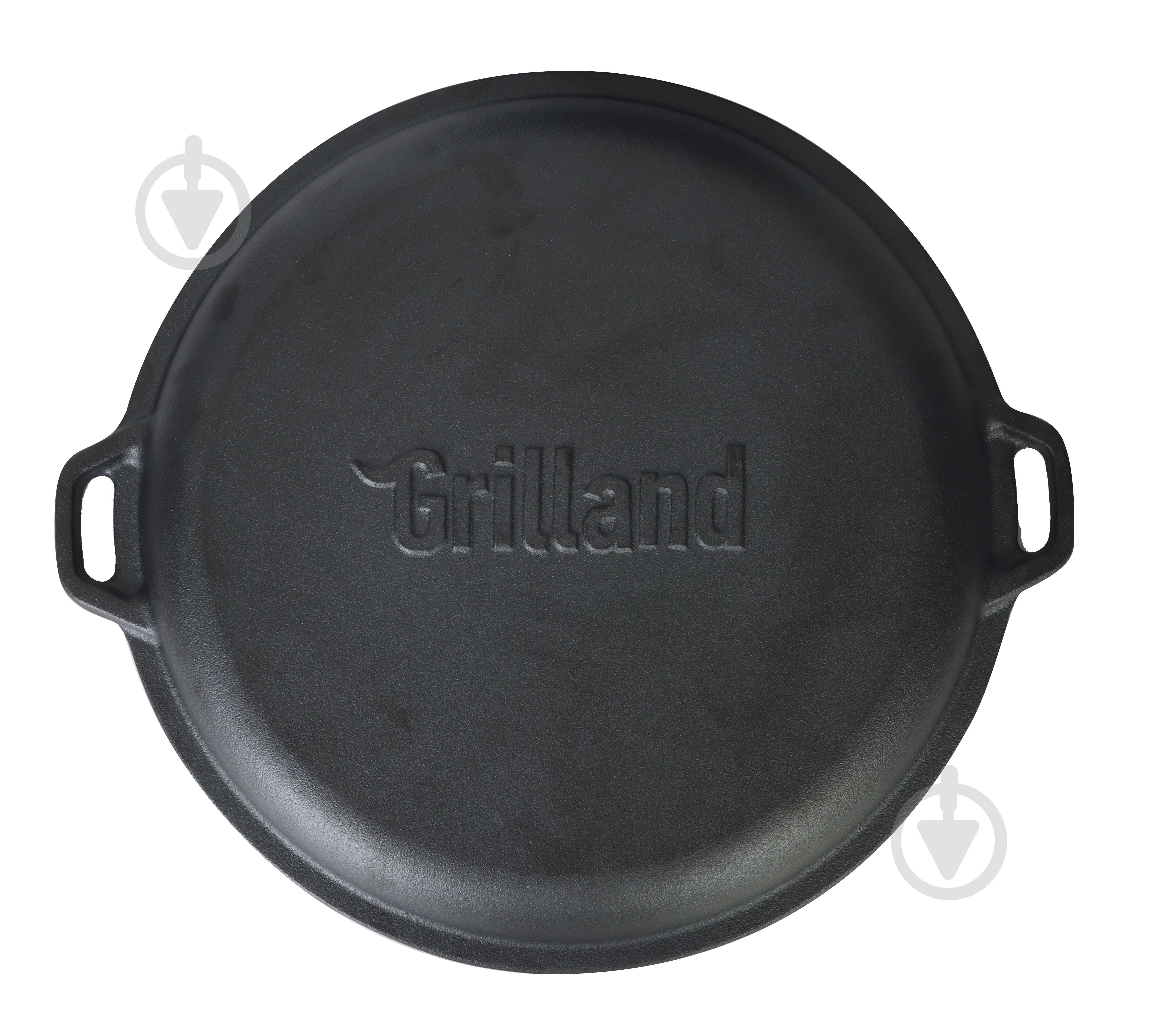 Казан Grilland ø315 мм 135 мм 8 л чавунний з кришкою-сковородою, UHR-250304 - фото 4