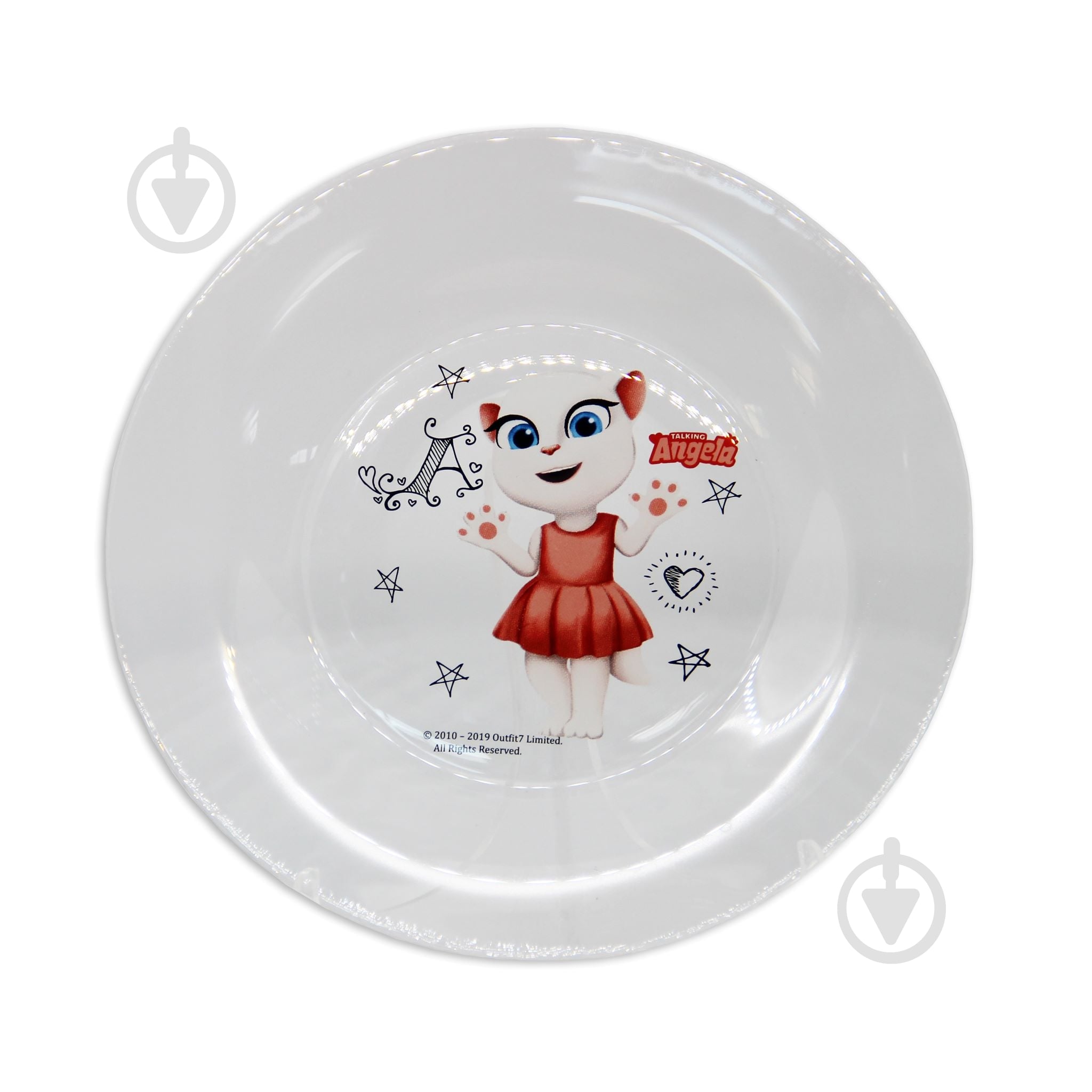 Тарелка десертная Galleryglass Talking Angela 2 19,6 см - фото 1 Тарелка десертная Galleryglass Talking Angela 2 19,6 см - фото 1