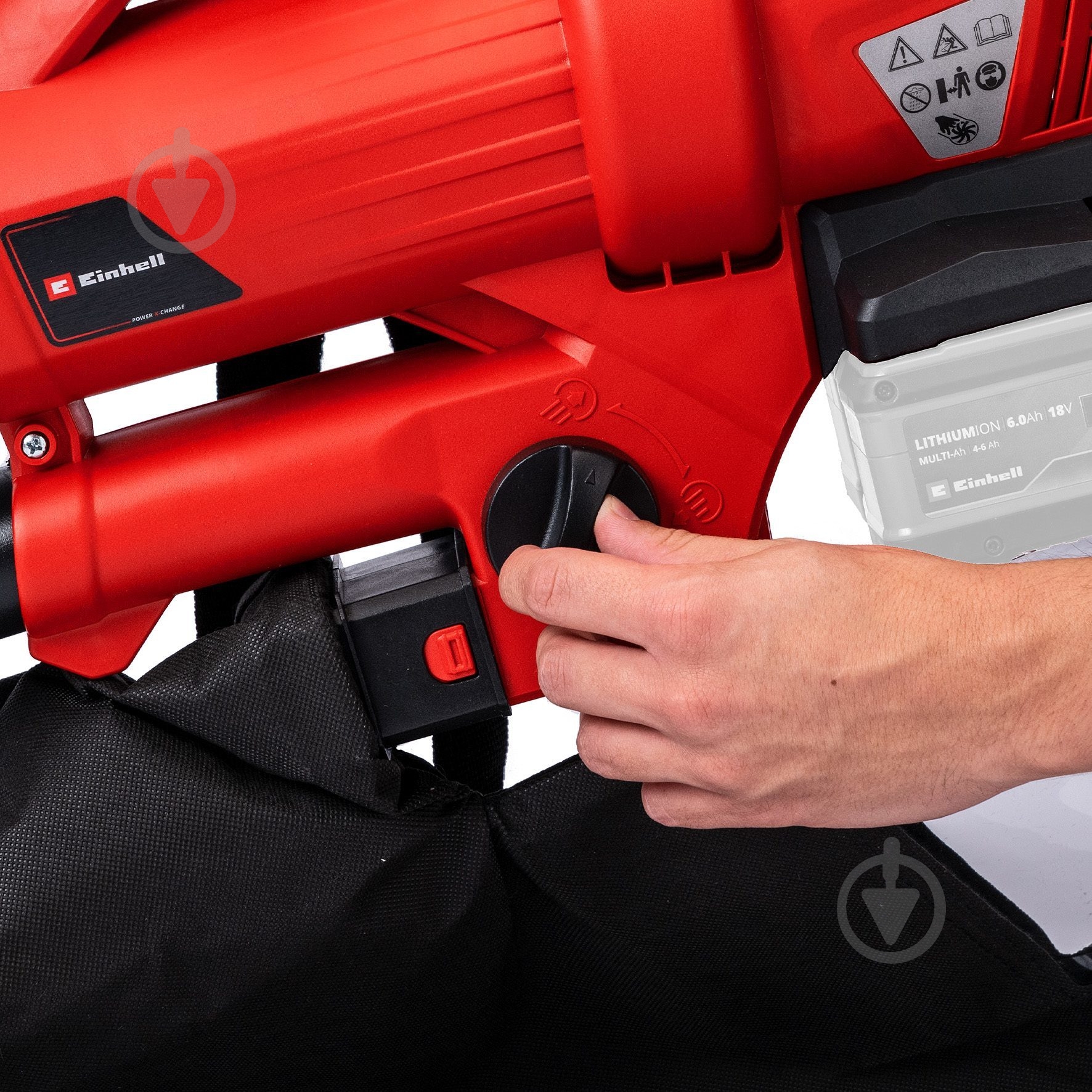 Пылесос садовый Einhell X-Change GE-CL 36 Li E Solo 3433600 - фото 10