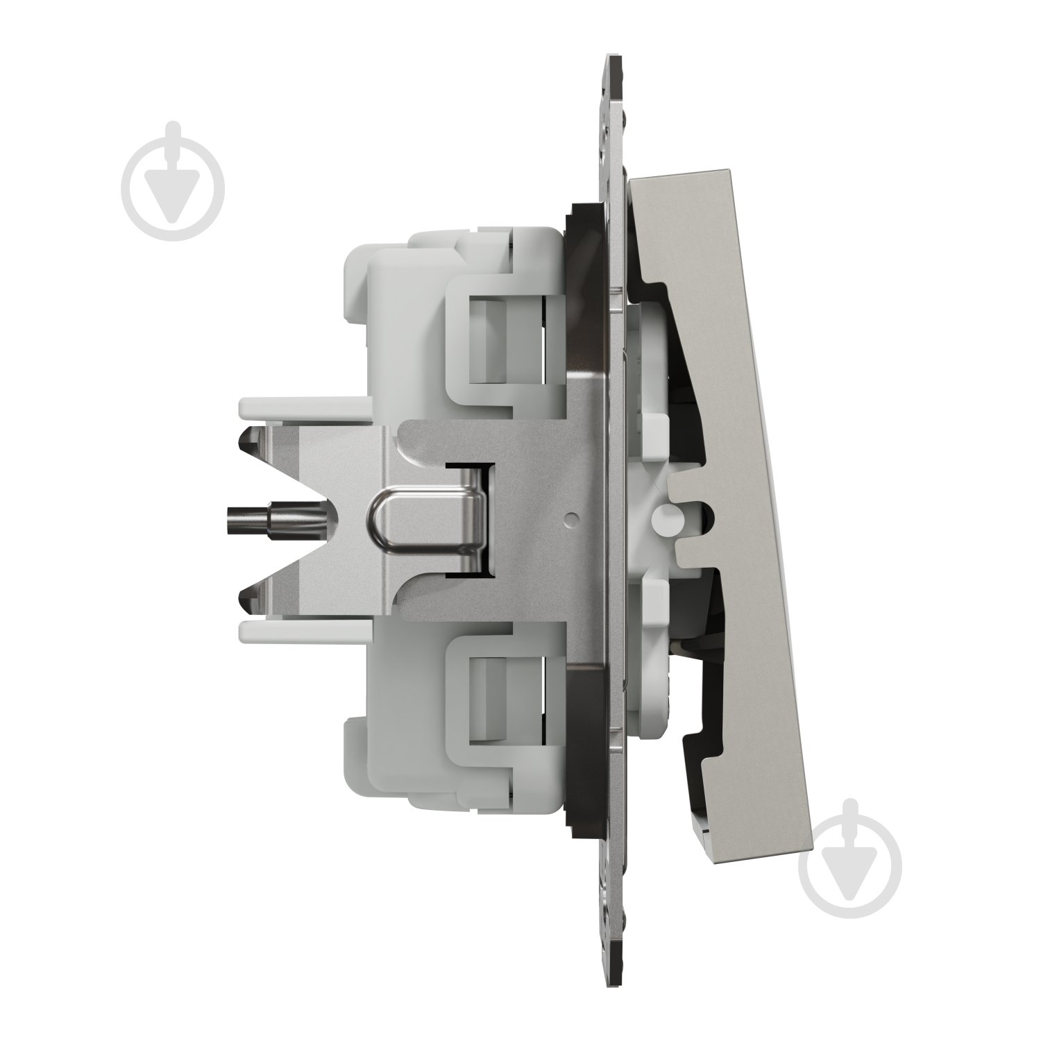 Вимикач триклавішний Schneider Electric Asfora без підсвітки бронза EPH2100169 - фото 2