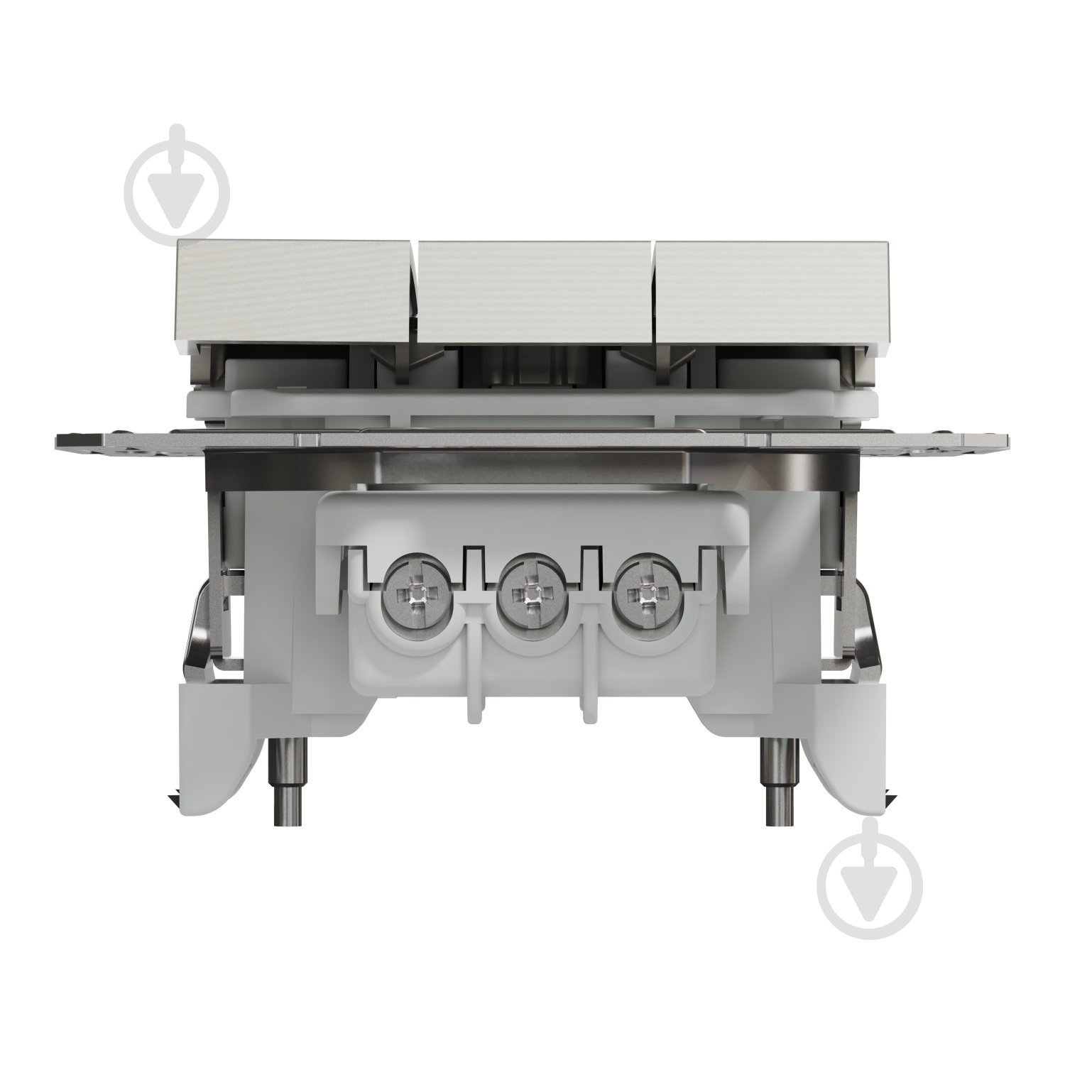 Вимикач триклавішний Schneider Electric Asfora без підсвітки бронза EPH2100169 - фото 3