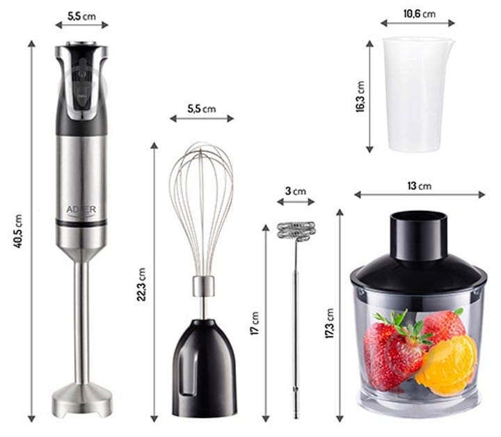 Блендер ручной Adler AD-4627 - фото 11
