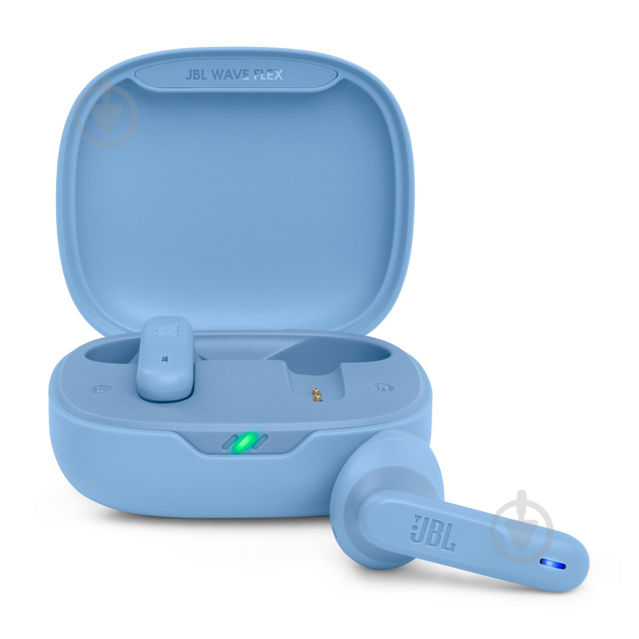 Гарнитура JBL Wave Flex Blue (JBLWFLEXBLU) - фото 1 Гарнитура JBL Wave Flex Blue (JBLWFLEXBLU) - фото 1