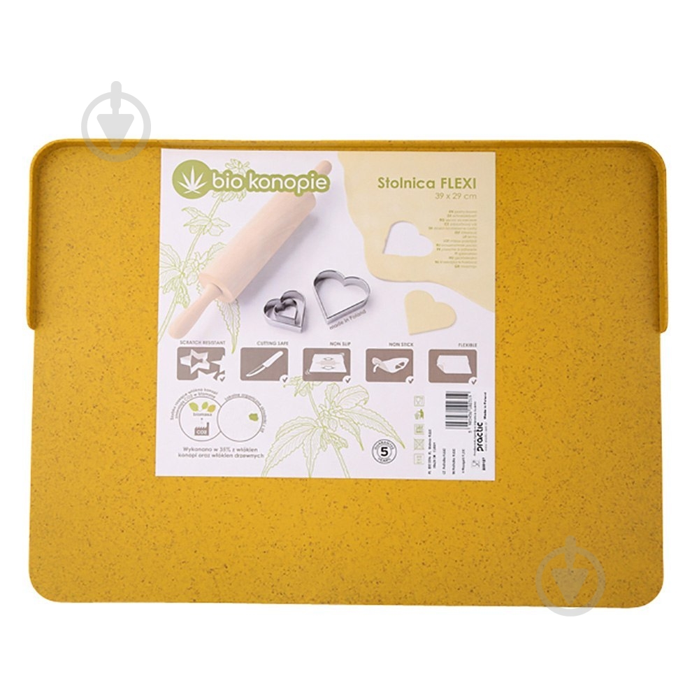 Доска кондитерская PRC BIO 39х29см FLEXI карри - фото 3