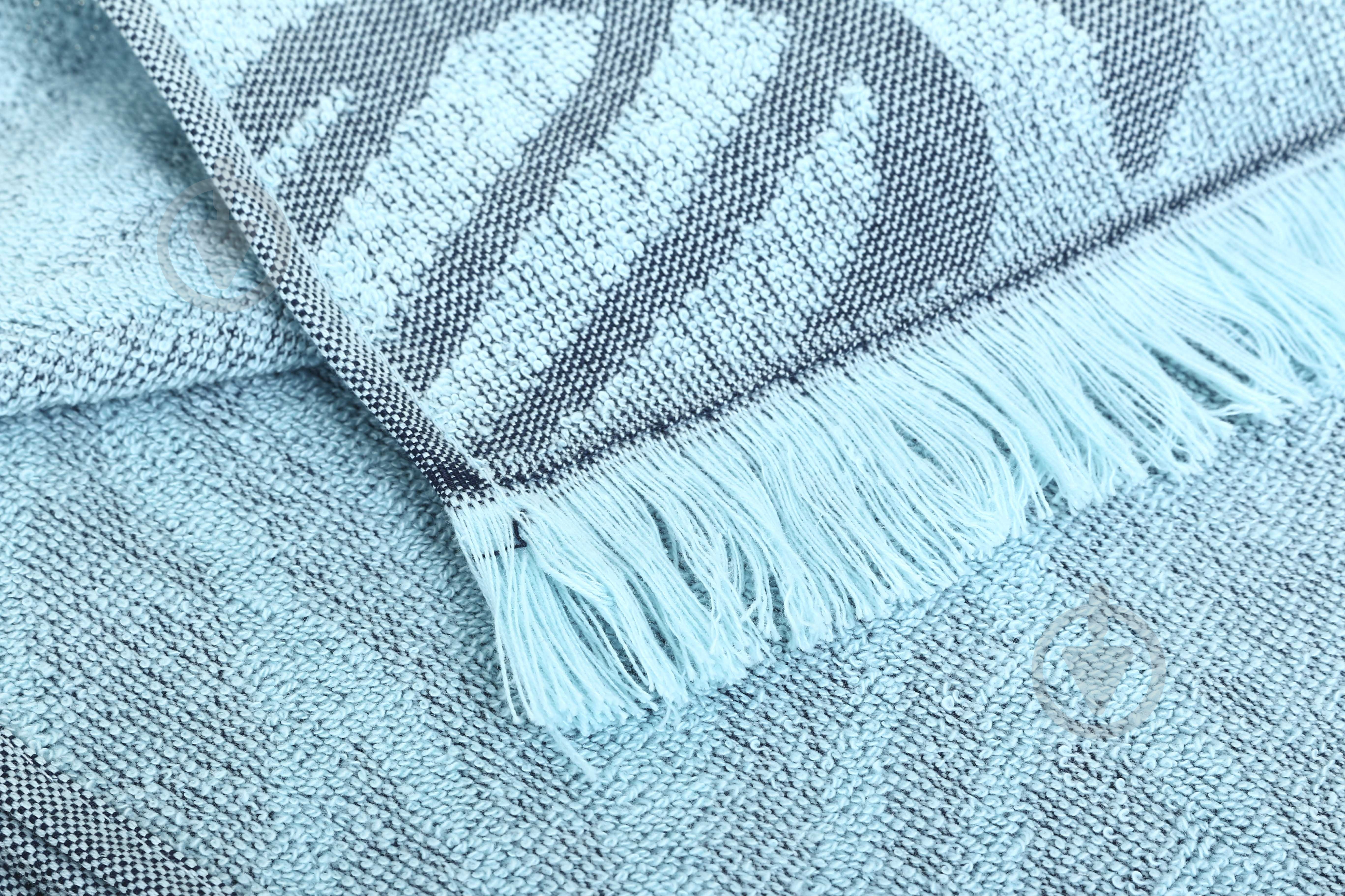 Полотенце пляжное Jellyfish 90x160 см синий ABC - фото 2 Полотенце пляжное Jellyfish 90x160 см синий ABC - фото 2