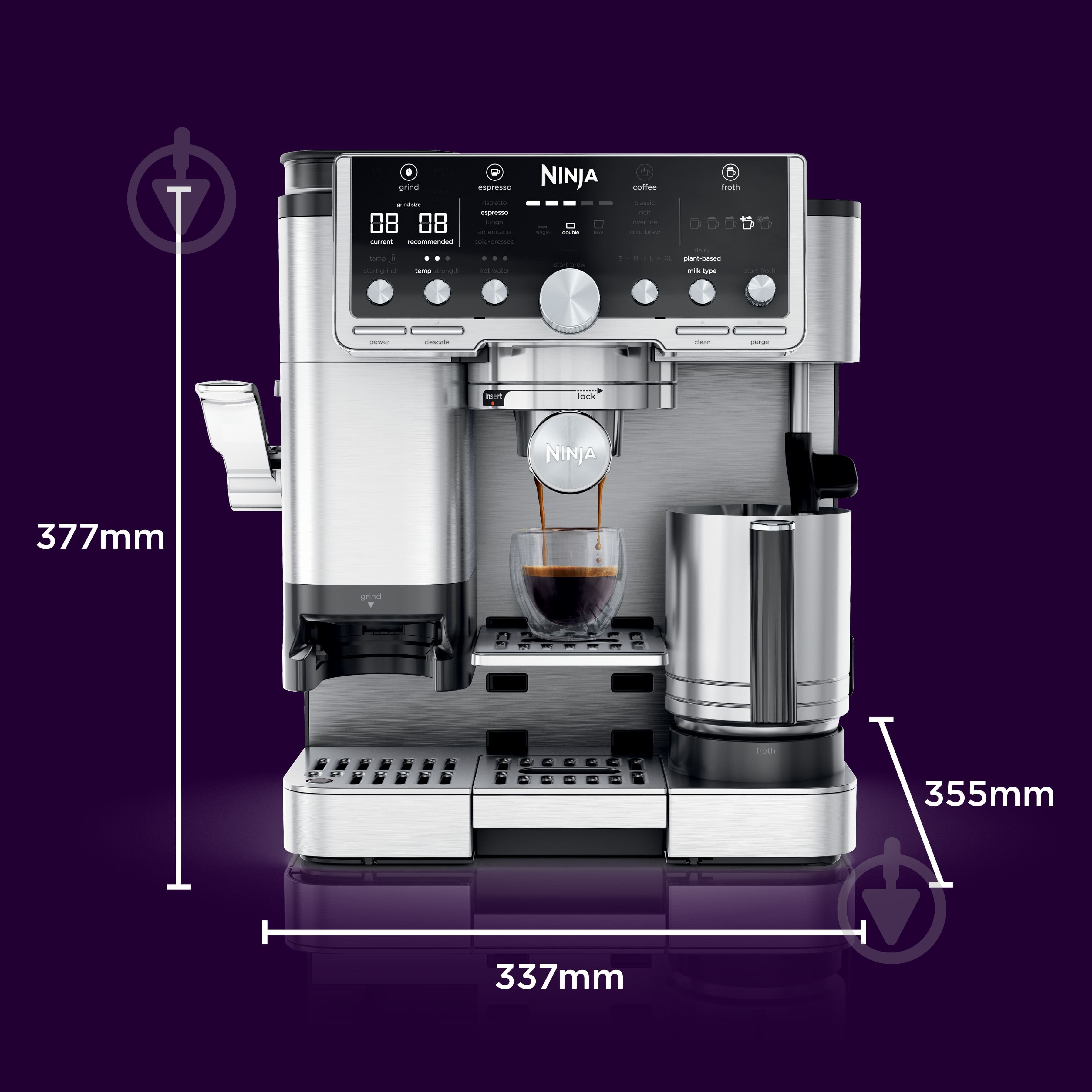 ВИТРИНА! Кофемашина NINJA Luxe Café Essential Coffee Maker ES701EU - фото 9 ВИТРИНА! Кофемашина NINJA Luxe Café Essential Coffee Maker ES701EU - фото 9