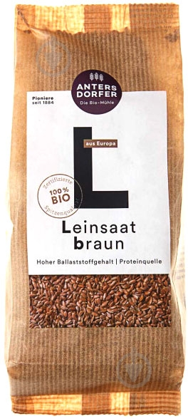 Насіння Antersdorfer Die Bio-Muhle льон коричневий органічний 500 г - фото 1 Насіння Antersdorfer Die Bio-Muhle льон коричневий органічний 500 г - фото 1