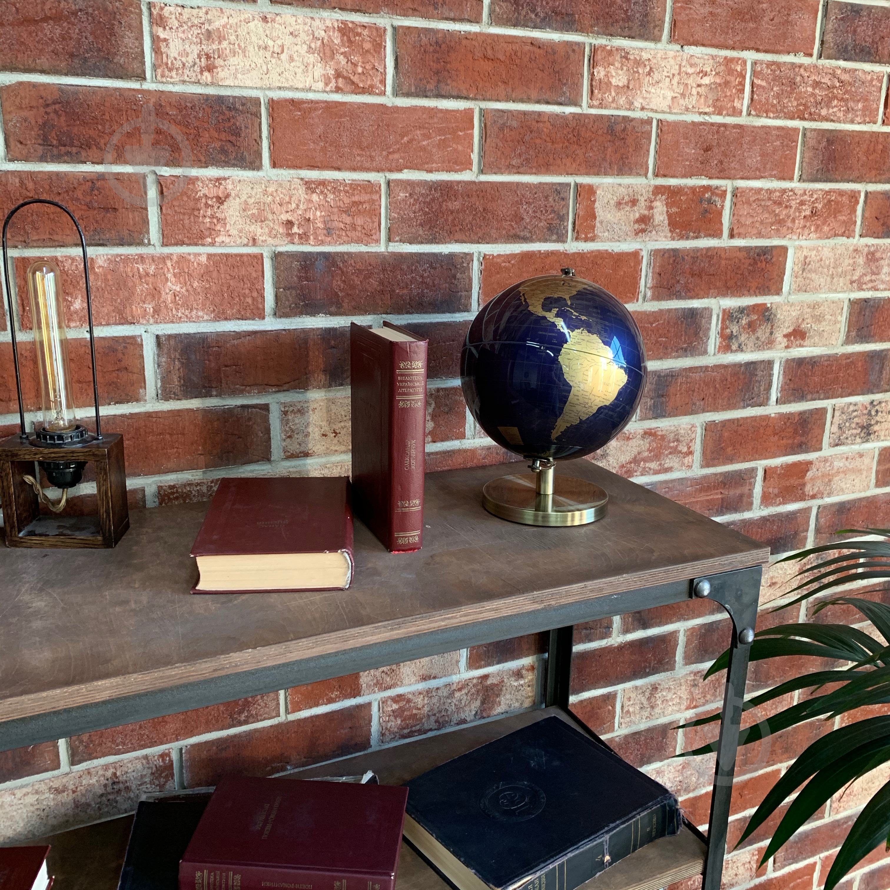 Глобус 19х14 см темно-синій - фото 6