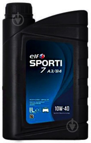 Моторна олива синтетична Elf Sporti 7 A3/B4 10W-40 1 л (214300) - фото 1