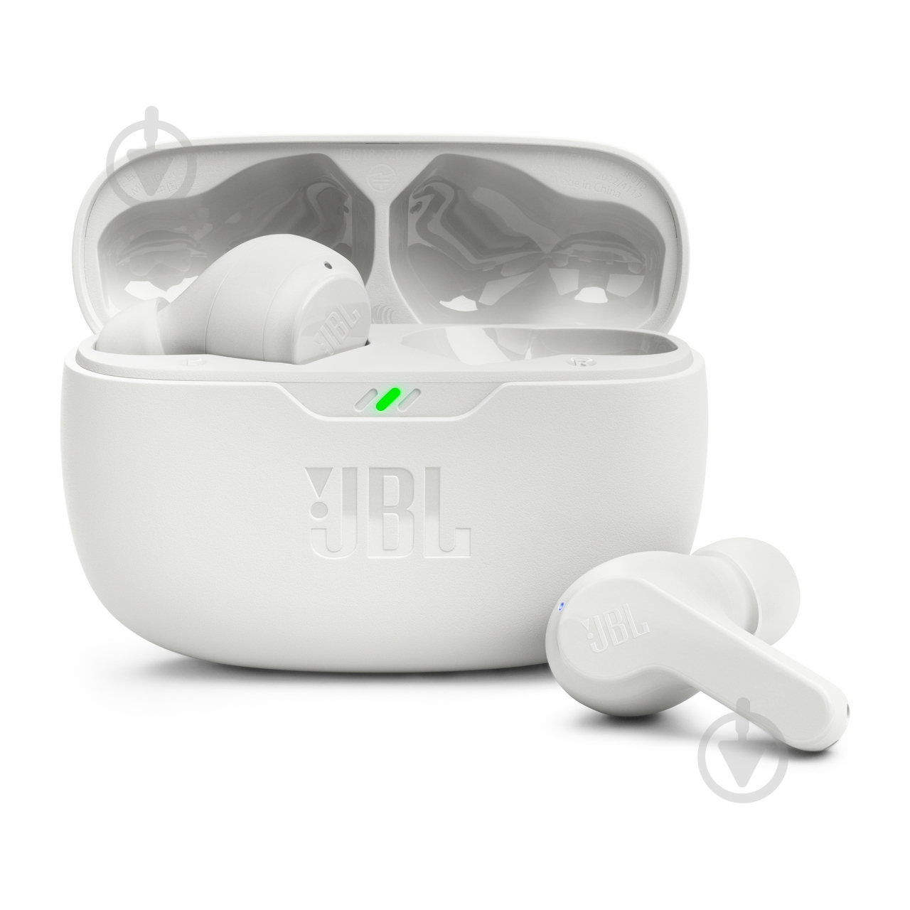 Bluetooth-гарнитура JBL Wave Beam white (JBLWBEAMWHT) - фото 1 Bluetooth-гарнитура JBL Wave Beam white (JBLWBEAMWHT) - фото 1