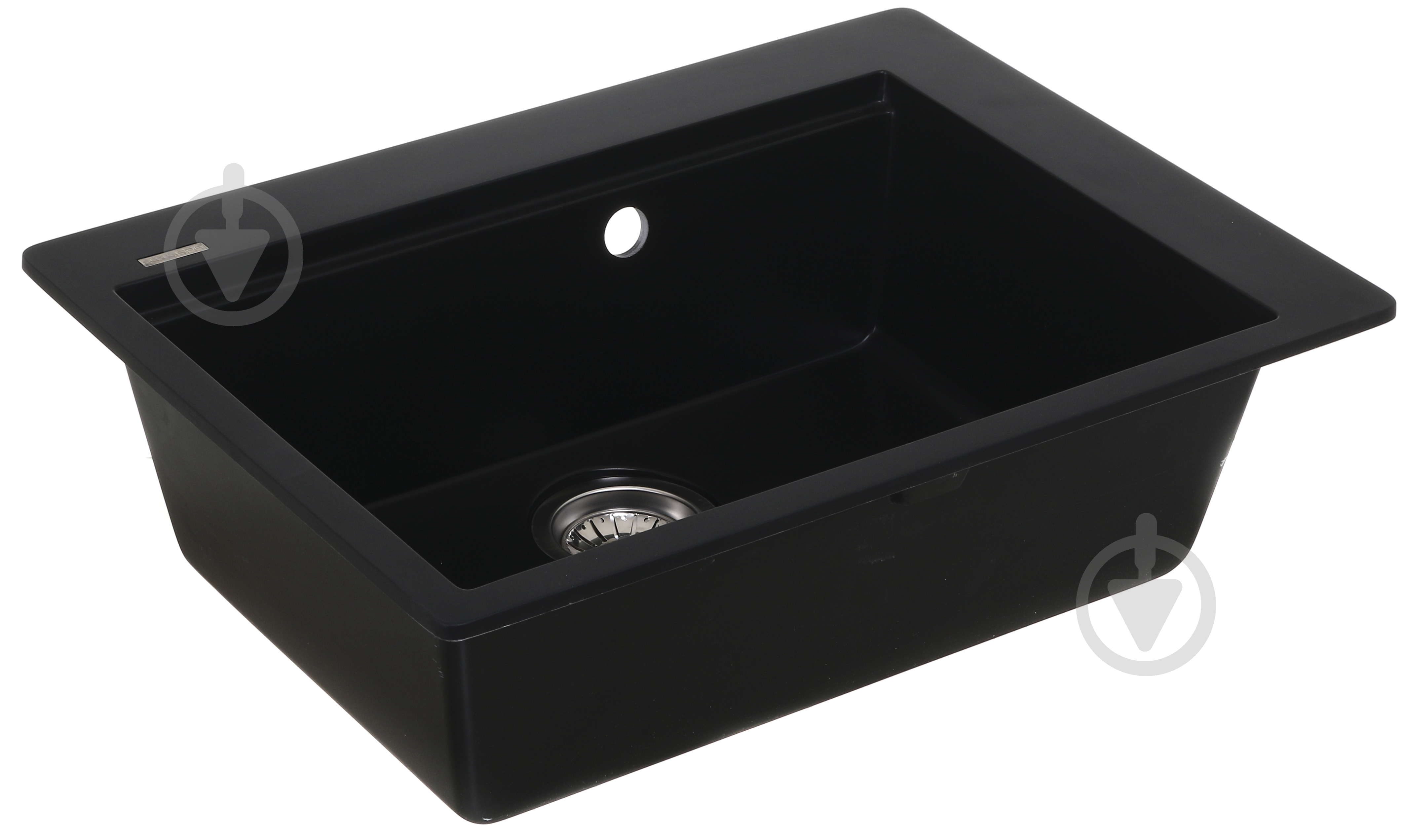 Мойка ScandiSPA из кварцевого песка Delta black GMD620b - фото 2