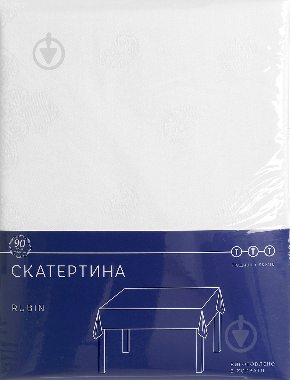 Скатерть Rubin 140x300 см белый TTT - фото 3 Скатерть Rubin 140x300 см белый TTT - фото 3