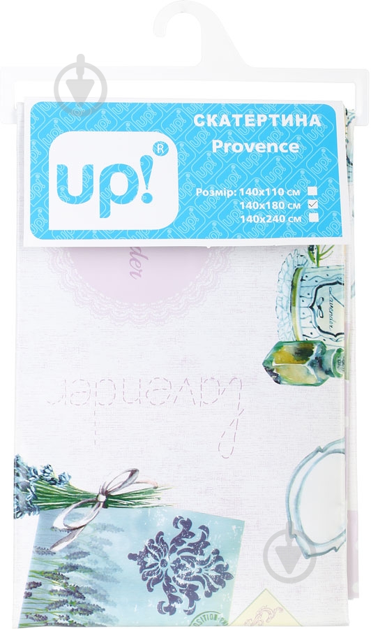 Скатерть Provence 140x180 см белый с рисунком UP! (Underprice) - фото 3