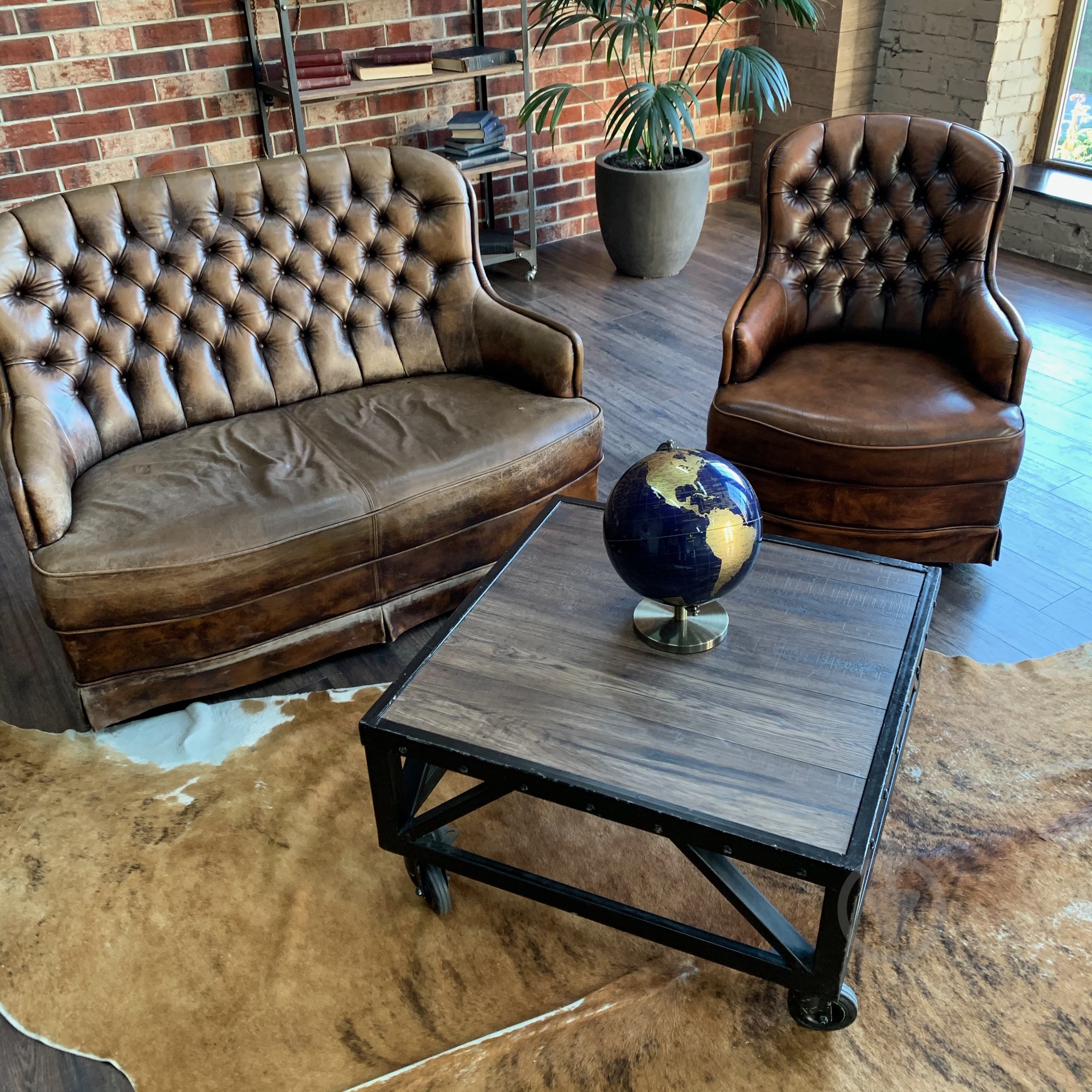 Глобус 27х20 см темно-синій - фото 6