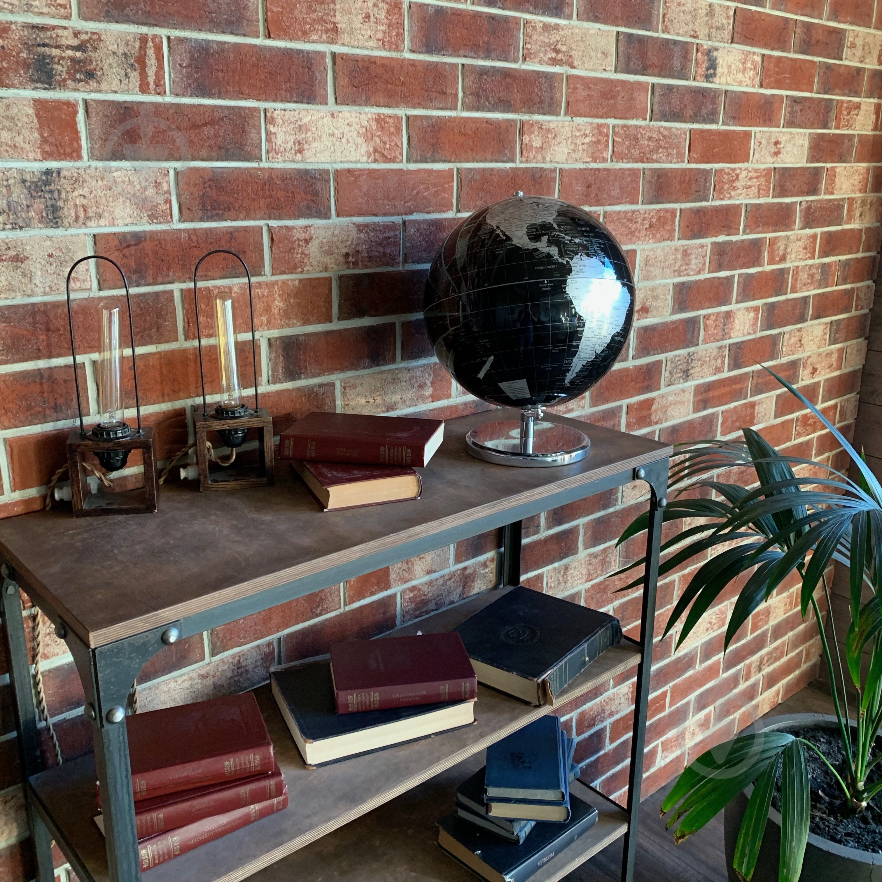 Глобус 26х25 см черно-серебряный - фото 7 Глобус 26х25 см черно-серебряный - фото 7