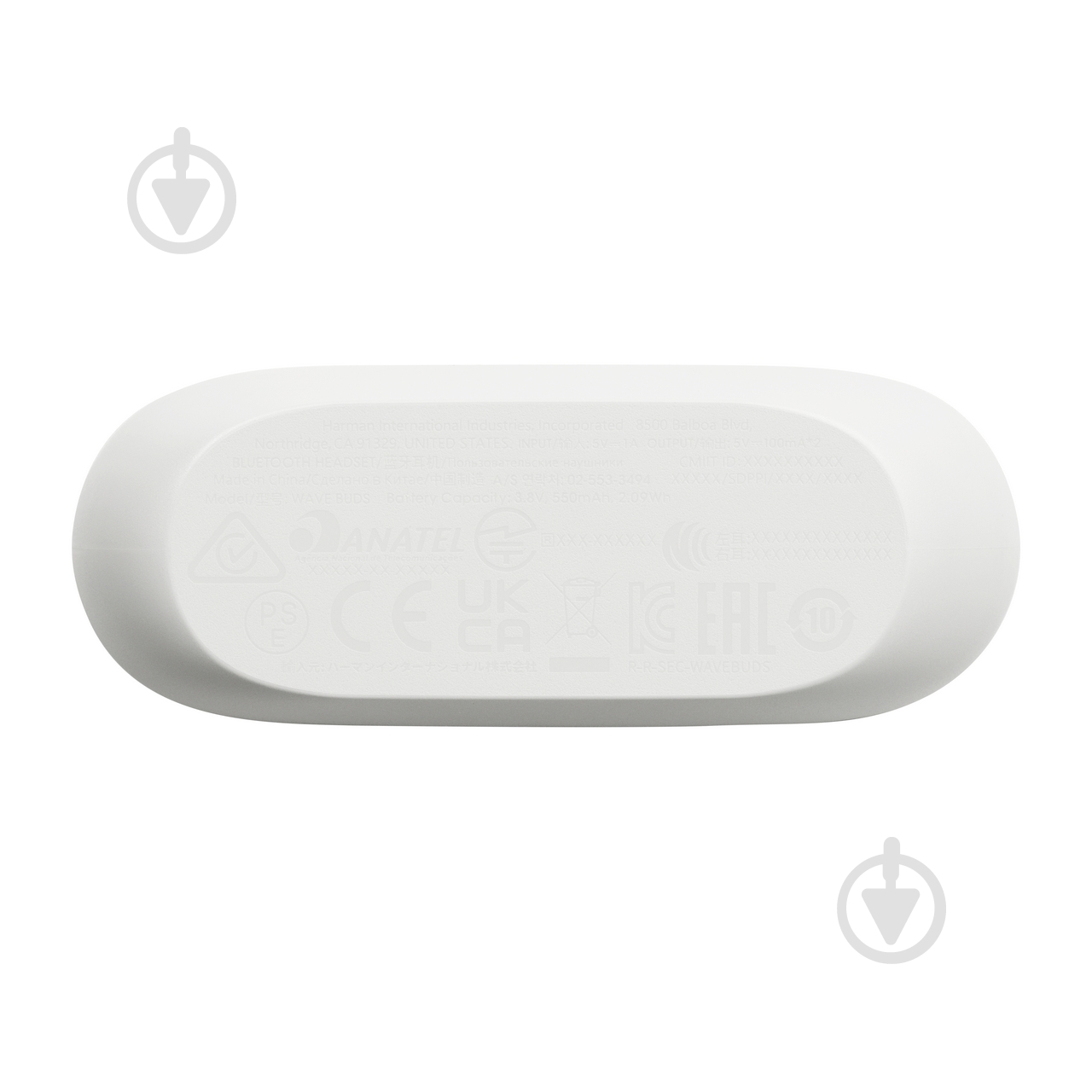 Bluetooth-гарнитура JBL Wave Buds white (JBLWBUDSWHT) - фото 7
