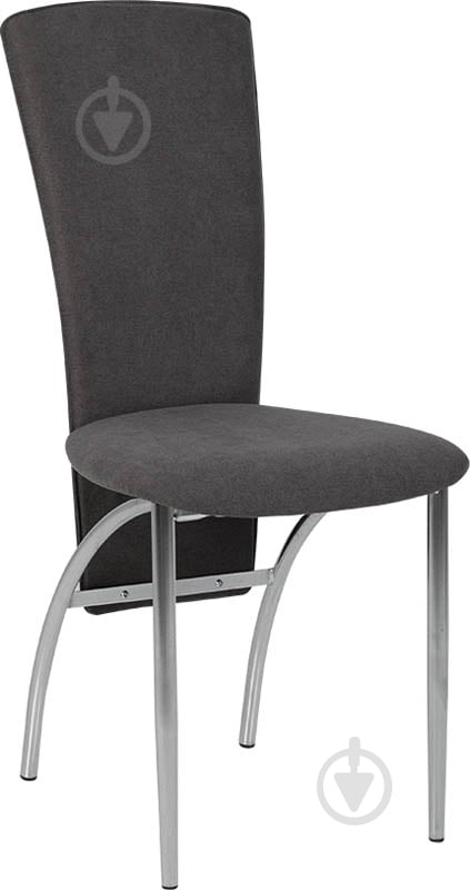 Стілець обідній Nowy Styl Amely Chrome (BOX-2) (CH) SORO-95 хром/сірий - фото 1