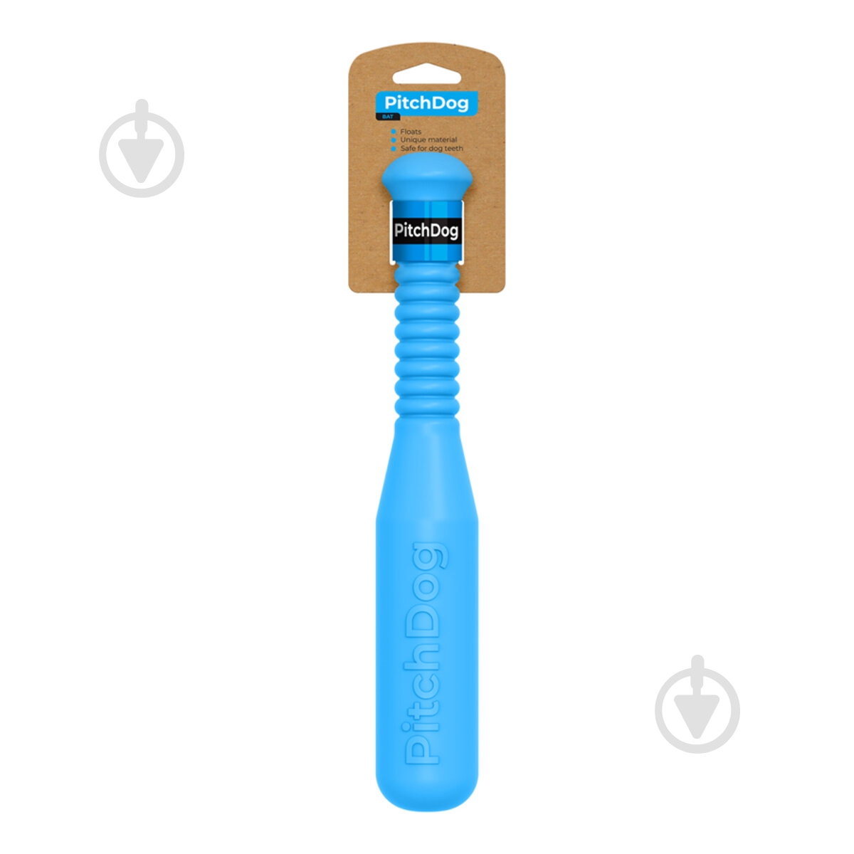 Игрушка для собак PitchDog бита для апортировки 35 см голубая - фото 1 Игрушка для собак PitchDog бита для апортировки 35 см голубая - фото 1