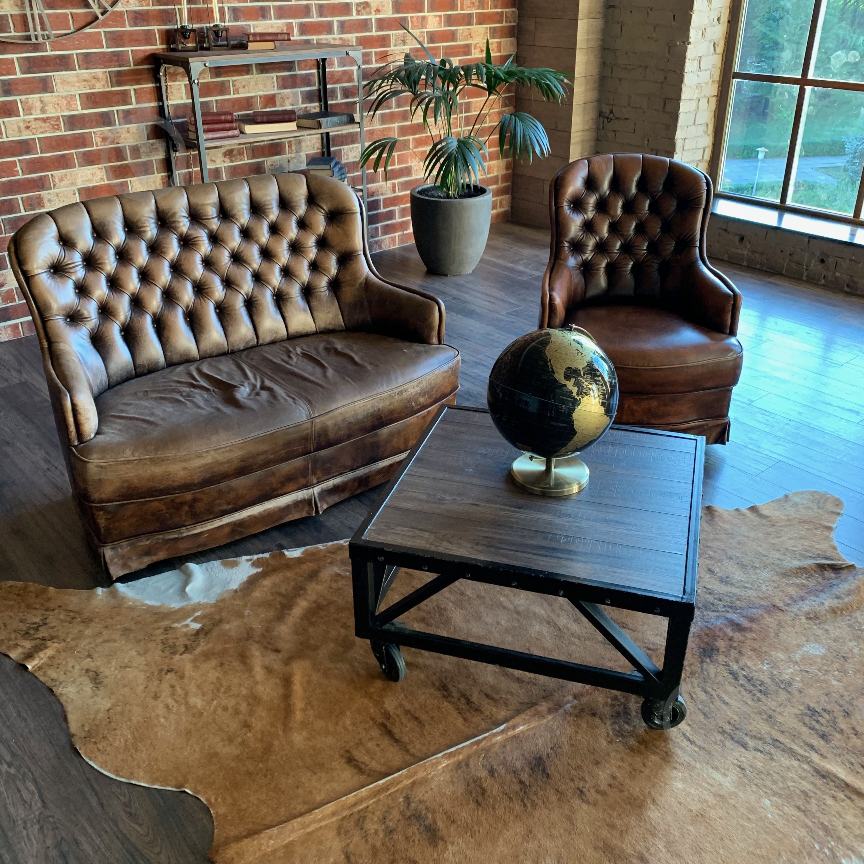 Глобус 34х32 см чорно-золотий - фото 5