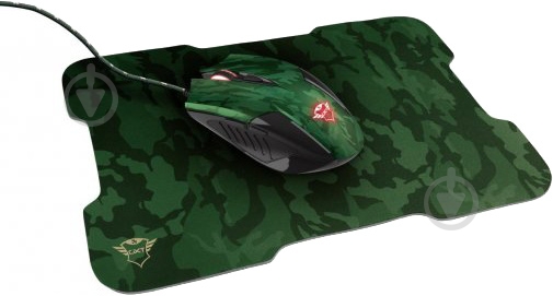 Комплект мышь + коврик Trust GXT 781 USB Rixa Camo (23611) - фото 1 Комплект мышь + коврик Trust GXT 781 USB Rixa Camo (23611) - фото 1