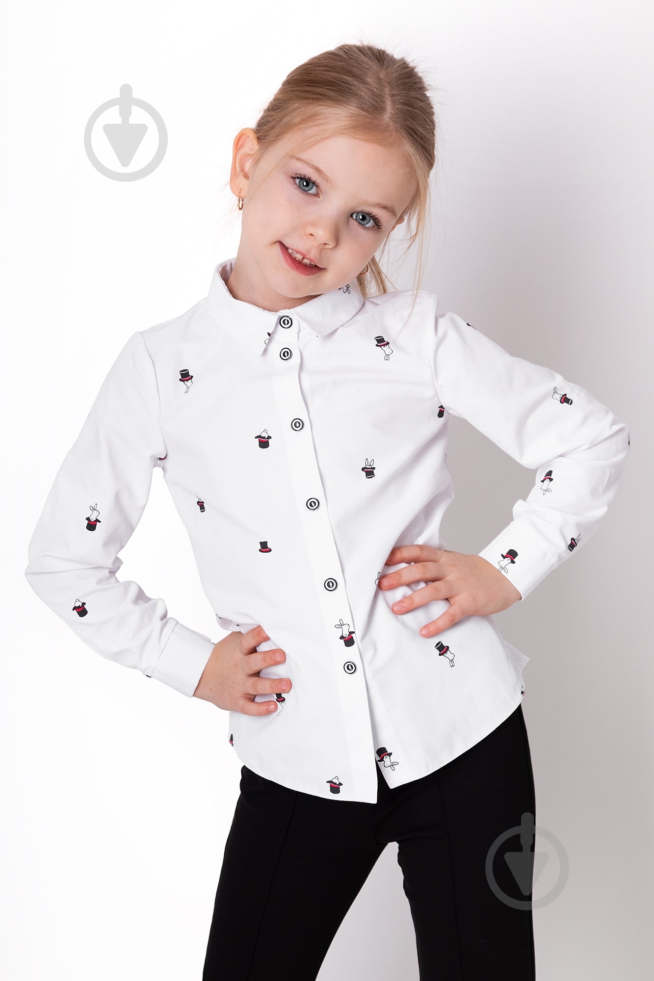 Блуза Mevis р.146 белый 4361 - фото 1 Блуза Mevis р.146 белый 4361 - фото 1