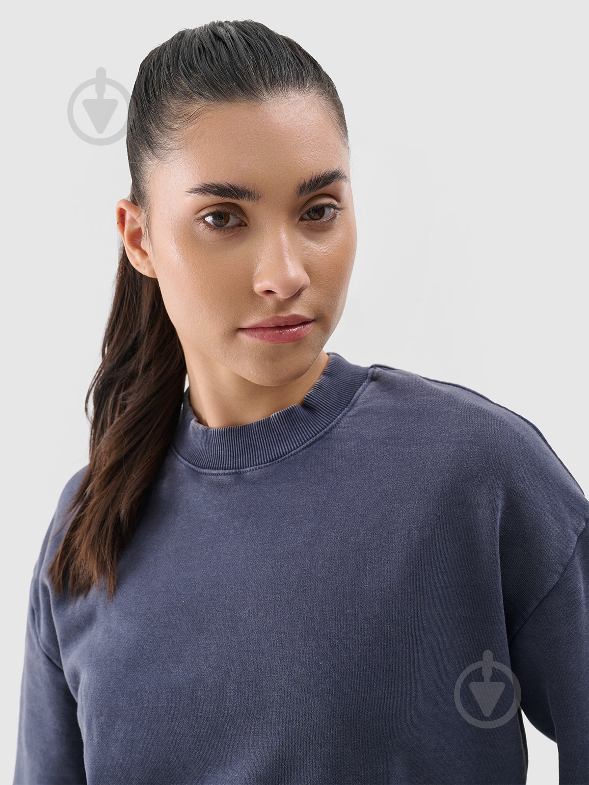 Свитшот 4F SWEATSHIRT F1742 4FWSS25TSWSF1742-22S р.S синий - фото 2 Свитшот 4F SWEATSHIRT F1742 4FWSS25TSWSF1742-22S р.S синий - фото 2