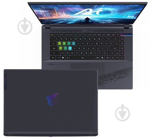 Ноутбук Gigabyte Aorus 16X 9SG 16" (AORUS 16X 9SG-43UAC54SD) midnight gray - фото 4 Ноутбук Gigabyte Aorus 16X 9SG 16" (AORUS 16X 9SG-43UAC54SD) midnight gray - фото 4