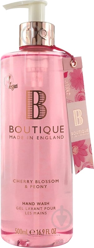 Мыло жидкое BOUTIQUE Cherry Blossom & Peony 500 мл - фото 1