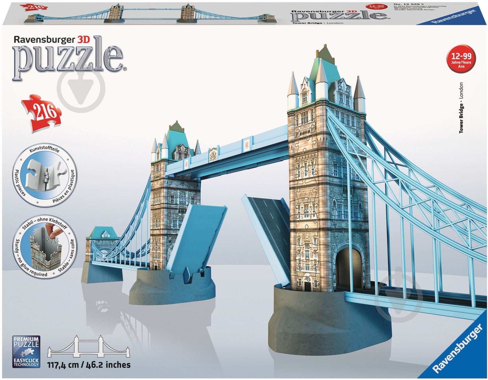 3D-пазл Ravensburger Мост Тауэр RSV-125593 - фото 1