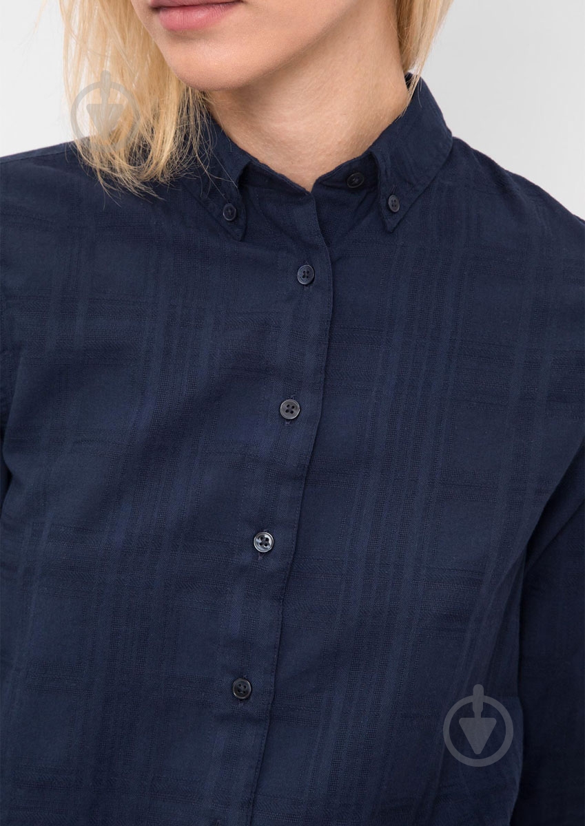 Сорочка Gant O2. SOLID CHECK SHIRT 432675-423 р. 34 блакитний - фото 5