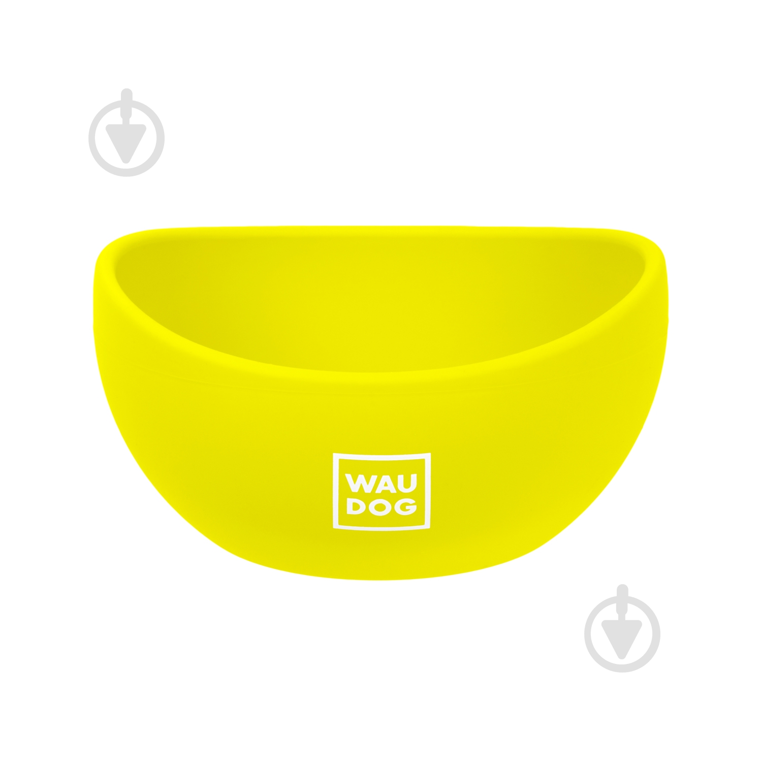 Миска WAUDOG Silicone жовта - фото 4 Миска WAUDOG Silicone жовта - фото 4