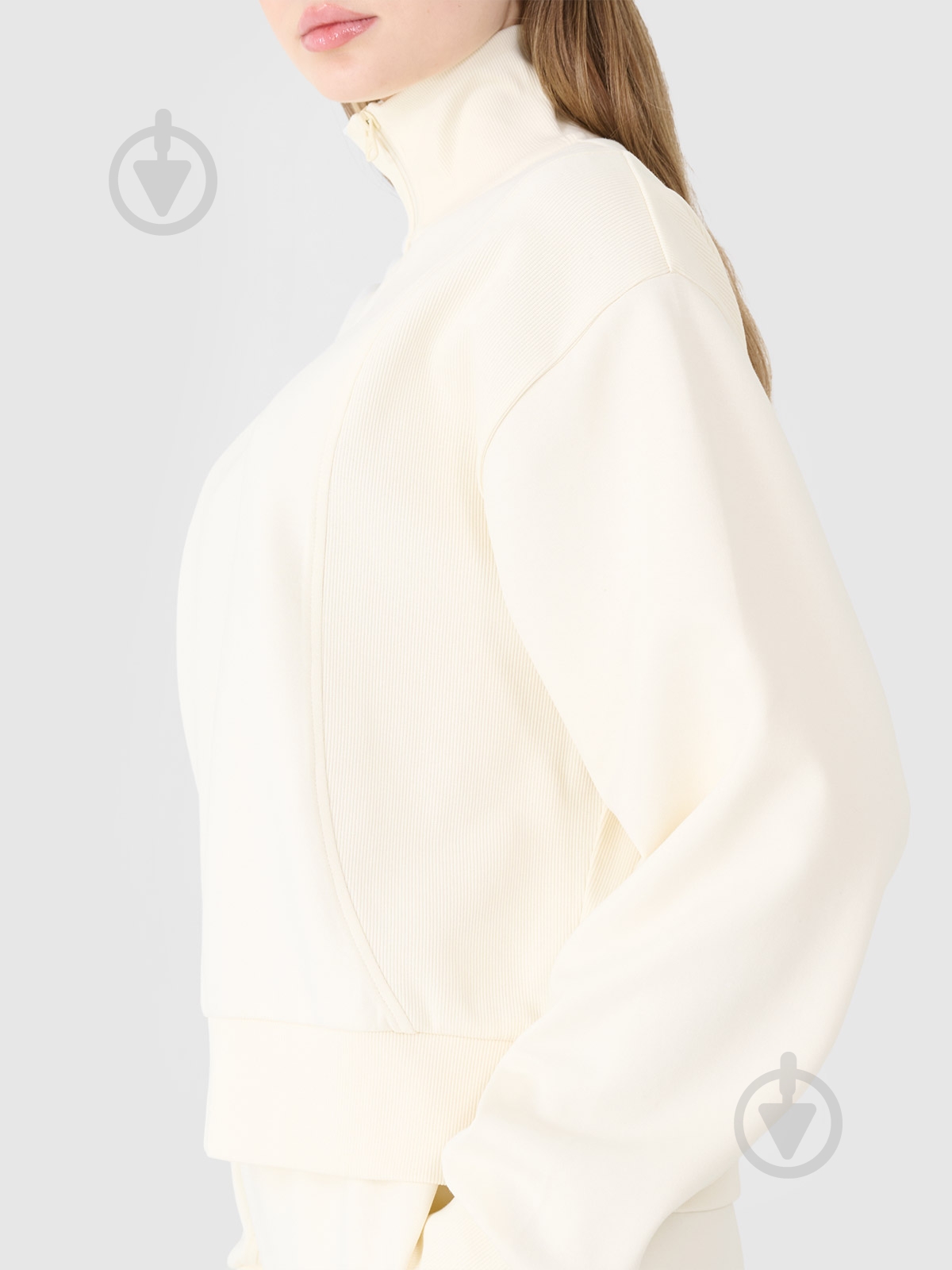 Свитшот 4F SWEATSHIRT F1545 4FWSS25TSWSF1545-11S р.XL бежевый - фото 5