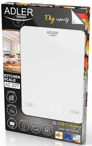 Весы кухонные Adler AD-3177W - фото 3