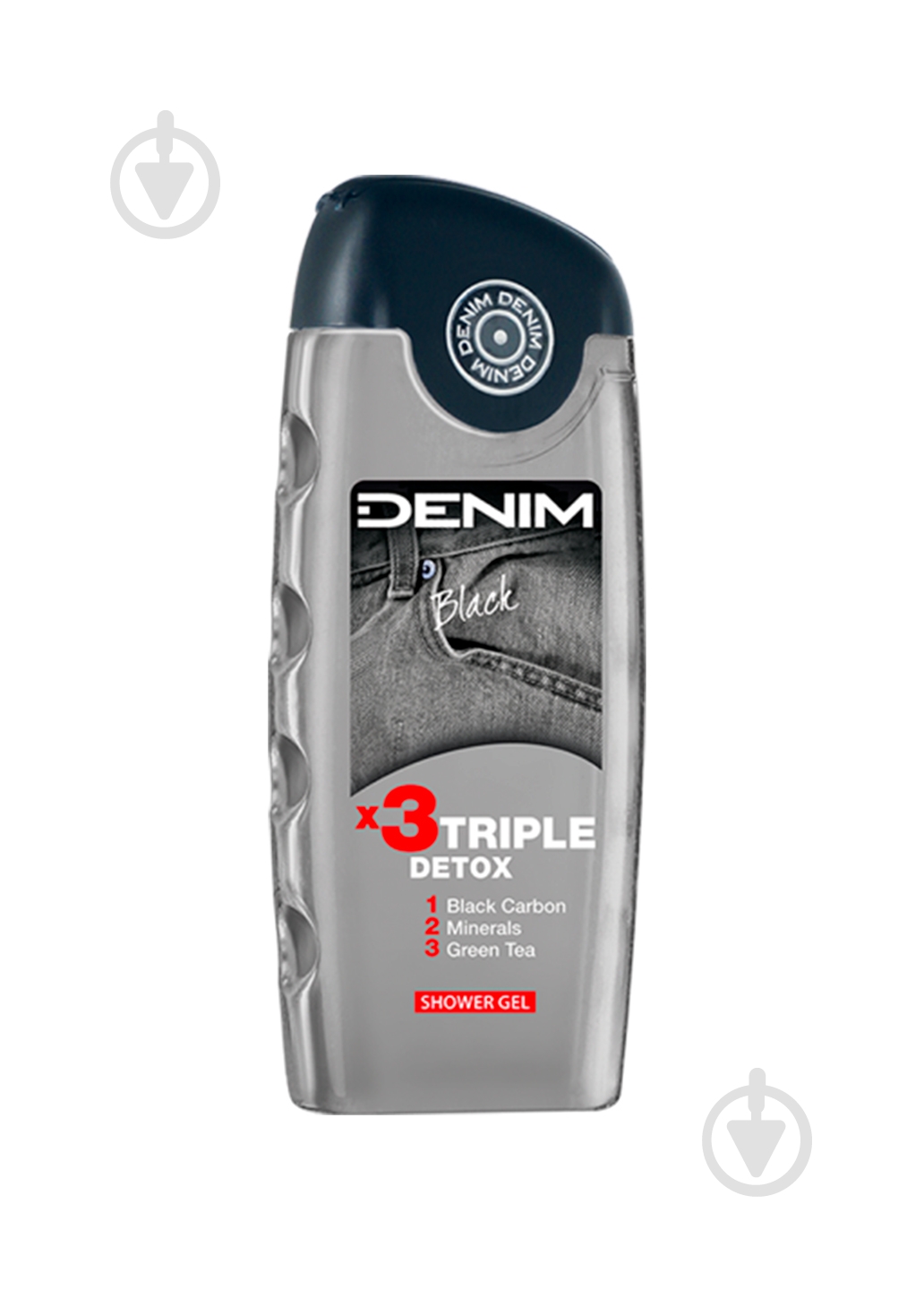 Гель для душа Denim Black Тройной детокс 400 мл - фото 1