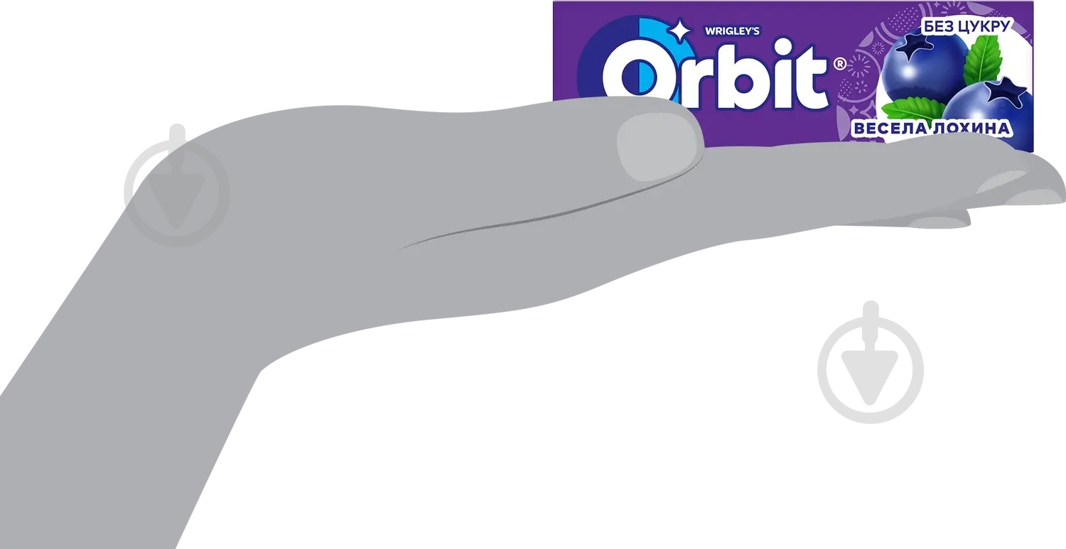 Жувальна гумка Orbit Весела лохина (4009900407106) (5365) - фото 3 Жувальна гумка Orbit Весела лохина (4009900407106) (5365) - фото 3