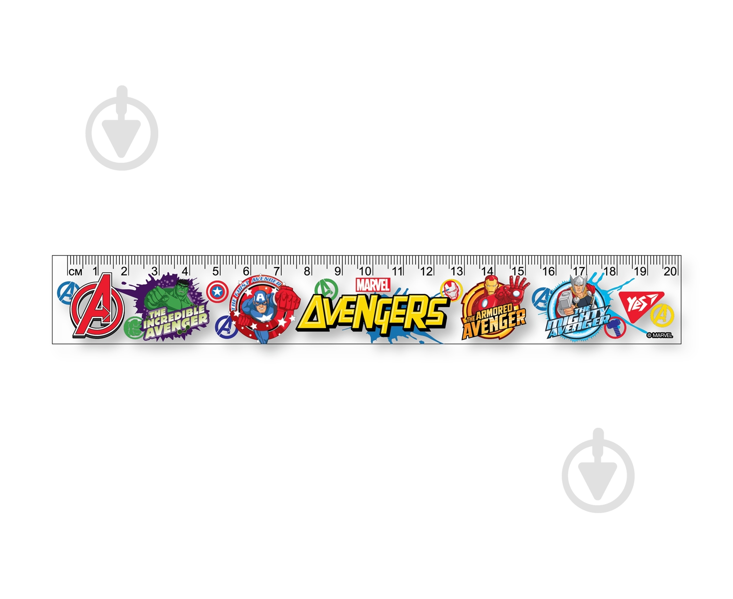 Линейка измерительная Marvel Avengers YES - фото 1 Линейка измерительная Marvel Avengers YES - фото 1