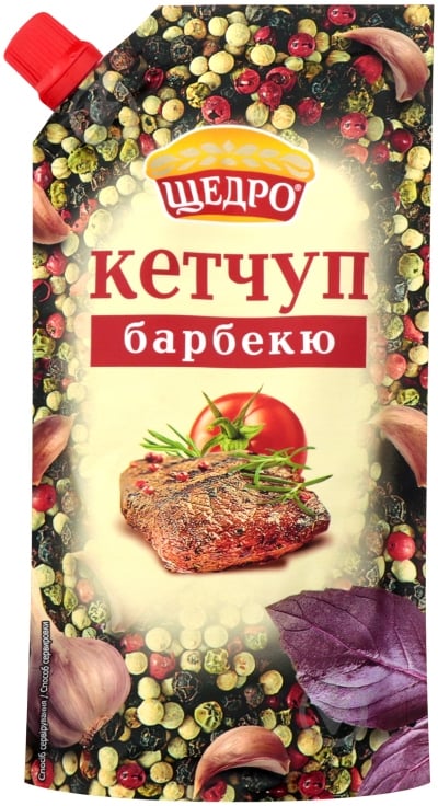 Кетчуп ТМ ЩЕДРО Барбекю д/п 250 г - фото 1