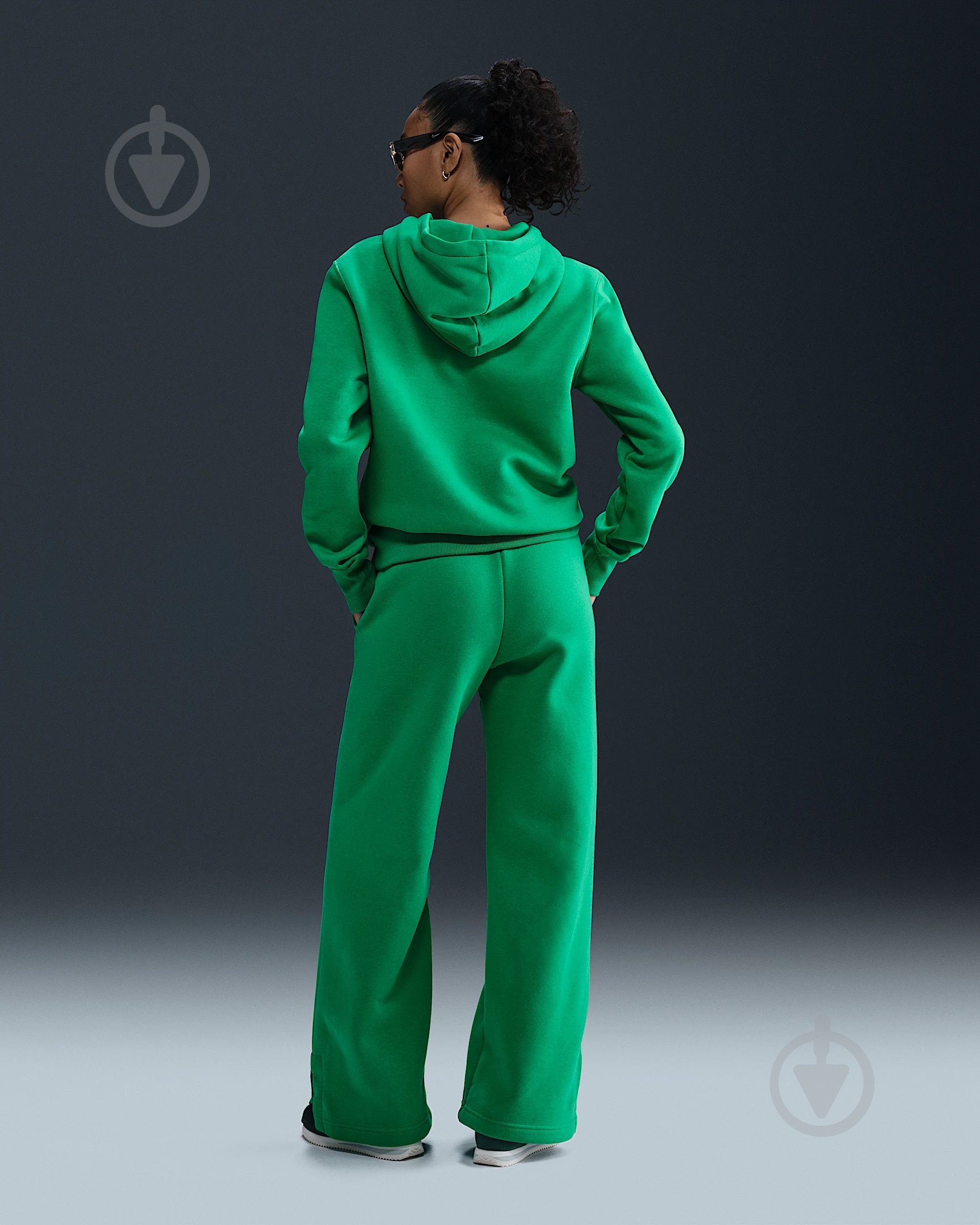 Джемпер Nike W NSW PHNX FLC STD PO HOODIE HF6839-324 р.XL зелений - фото 5 Джемпер Nike W NSW PHNX FLC STD PO HOODIE HF6839-324 р.XL зелений - фото 5