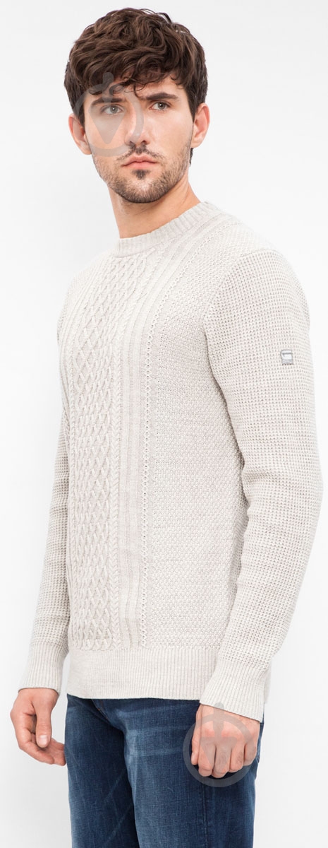 Джемпер G-Star RAW Affni cable r knit l D07532,9187-906 р. S серый - фото 2