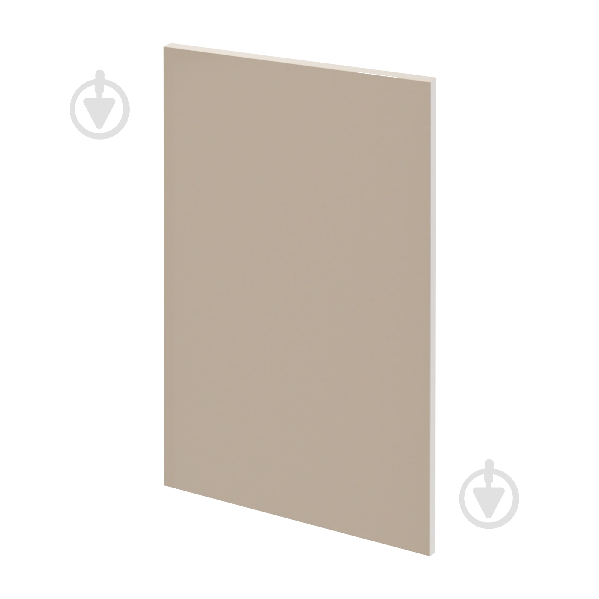 Фасад для кухни KS Wood Светло-коричневый мат Р008 355x596 - фото 1 Фасад для кухни KS Wood Светло-коричневый мат Р008 355x596 - фото 1