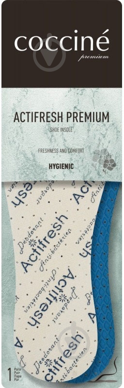 Стельки Actifresh Premium COCCINE р.38 белый - фото 2 Стельки Actifresh Premium COCCINE р.38 белый - фото 2