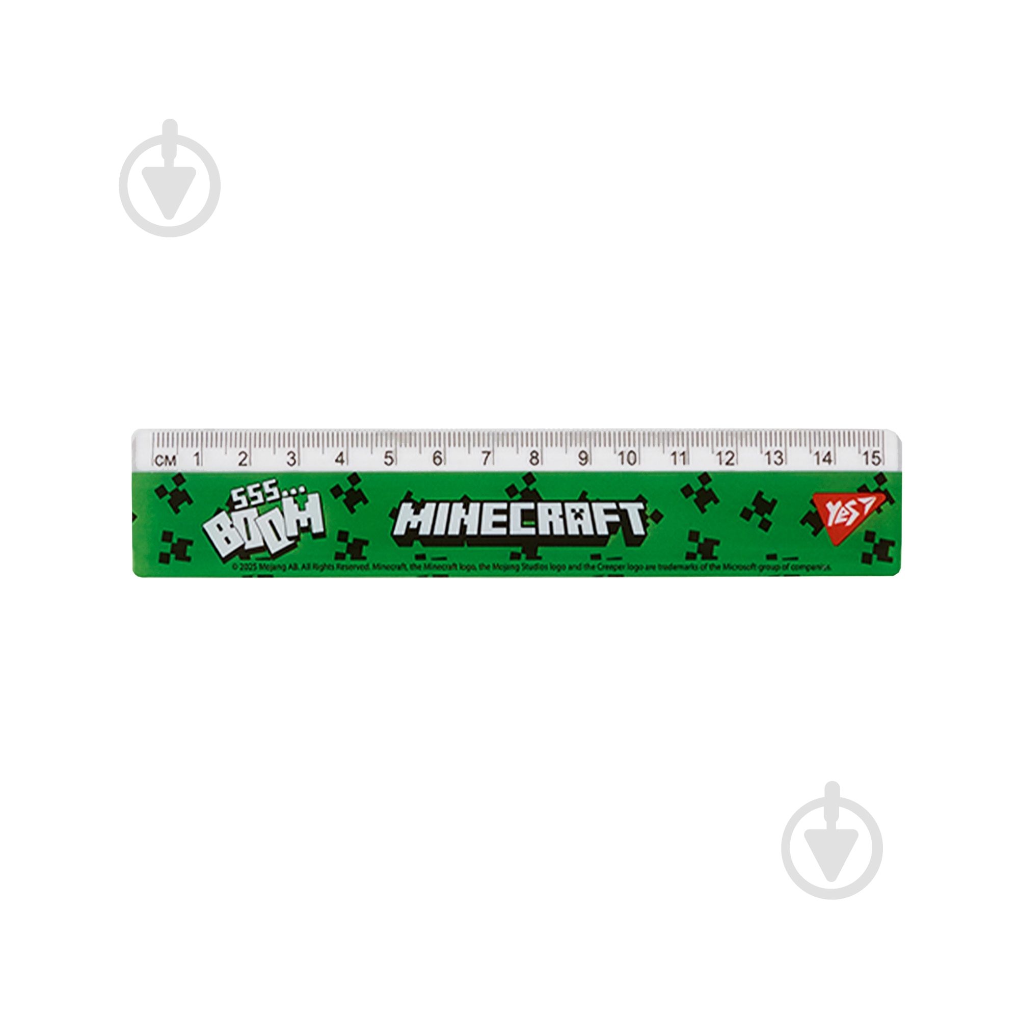 Линейка измерительная Minecraft Boom YES - фото 2