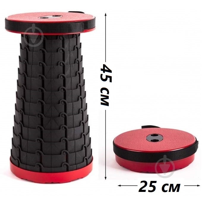 Стул раскладной Ranger TELESCOP RED - фото 3